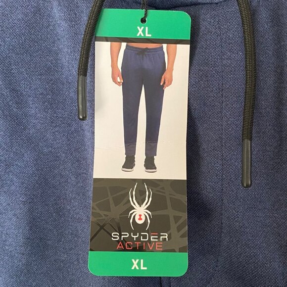 Spyder Active ProWeb Performance Jogger Pants Blue Men's XL Tapered Stretch New - Picture 8 of 10